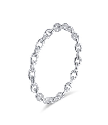 Chain Design Silver Ring NSR-4186